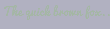 Image with Font Color A4B7A4 and Background Color B1B1C1